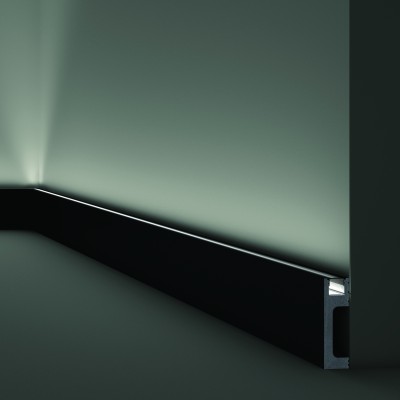 Plinta decorativa IL10 Neagra 80X23X2000   