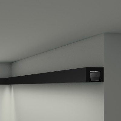 Plinta decorativa IL12 Neagra 25X20X2000   