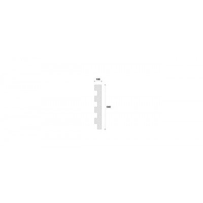 Termosistem decorativ np6 640X100X2000     Termosistem decorativ np6 640X100X2000