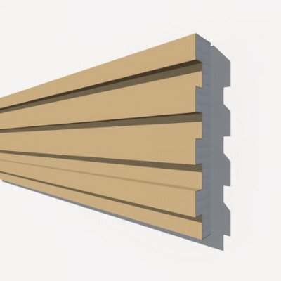 Termosistem decorativ np6 640X100X2000     Termosistem decorativ np6 640X100X2000