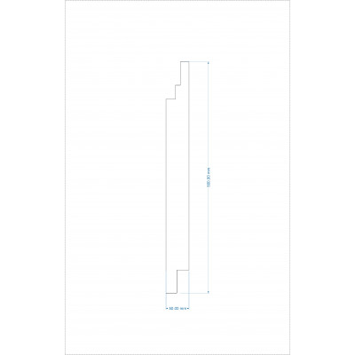 Termosistem decorativ FUGA5 500X50X2000      