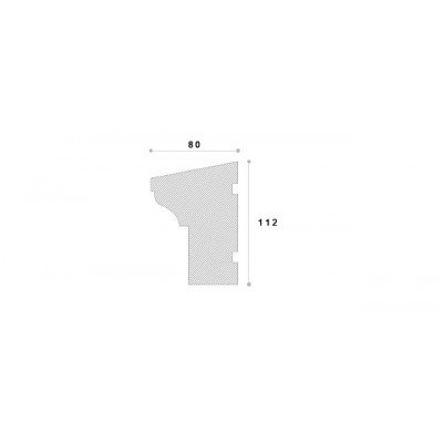 Solbanc decorativ fereastra NA180 112X80X2000      Solbanc decorativ fereastra NA180 112X80X2000
