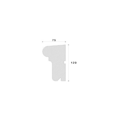 Solbanc decorativ fereastra NS106 120X75X2000     