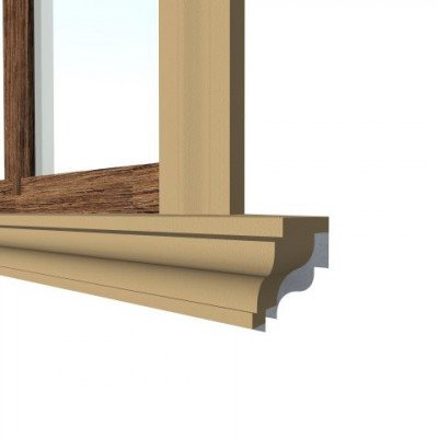 Solbanc decorativ fereastra NS108 125X100X2000     