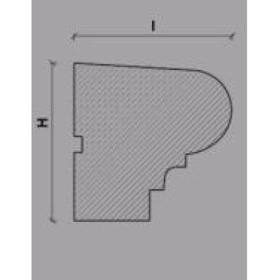 Solbanc decorativ fereastra NS165 110X110X2000     