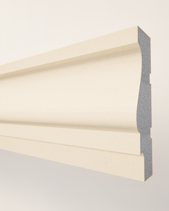 ANCADRAMENT DECORATIV FEREASTRA NA102 ALB 95x30x1250