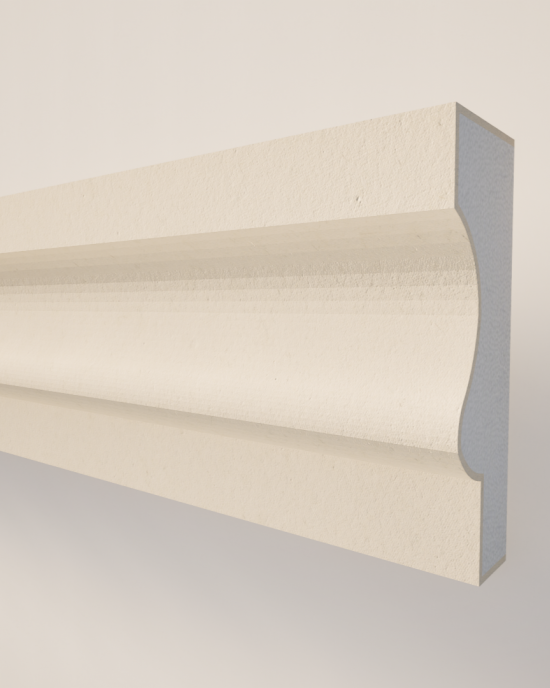 ANCADRAMENT DECORATIV FEREASTRA NA107 ALB 120X40X2000